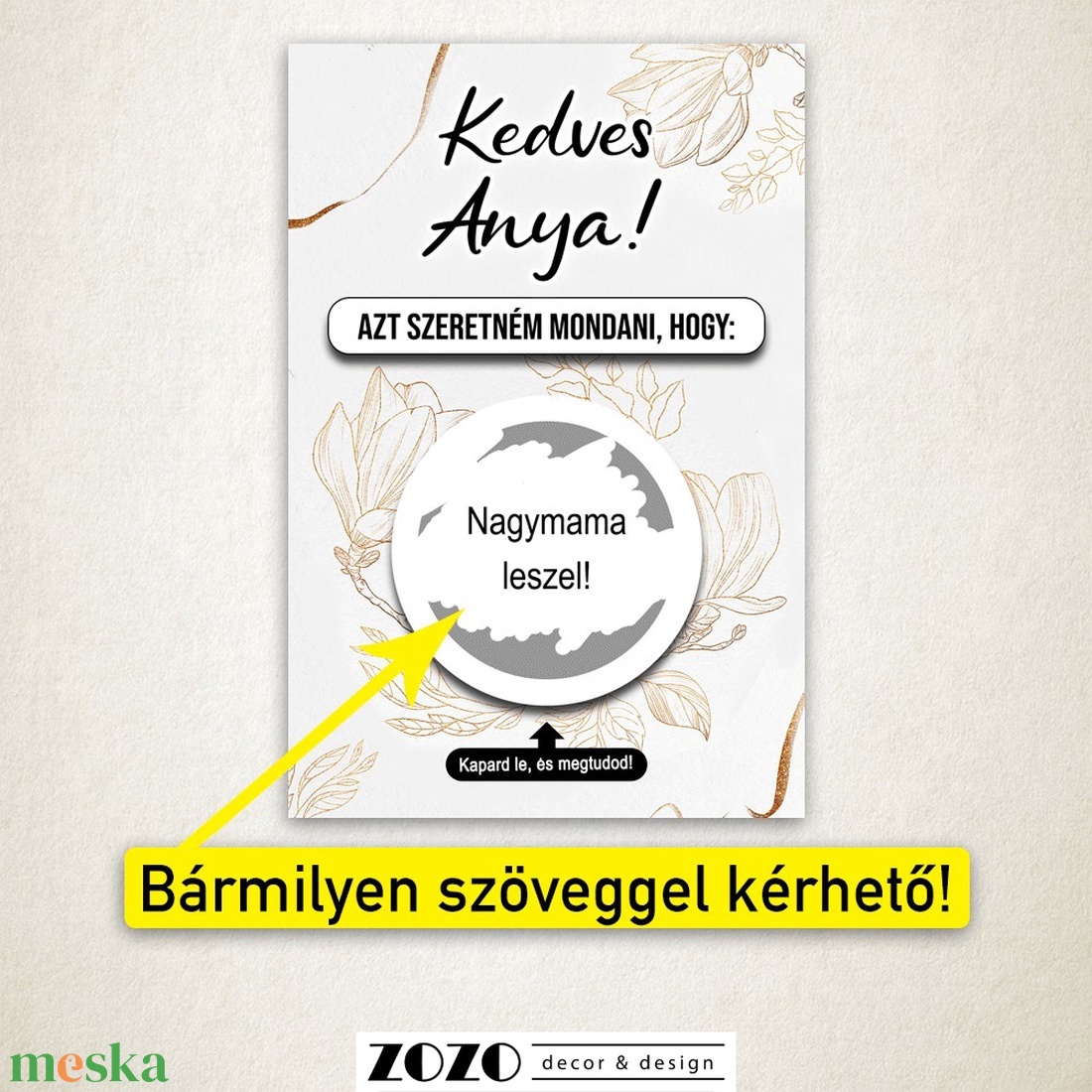 Keresztszülő tanú koszorúslány felkérő baba bejelentő egyedi kaparós sorsjegy lap kártya személyre szabott szöveggel - otthon & életmód - papír, írószer - ajándékozás kellékei - ajándék sorsjegy - Meska.hu