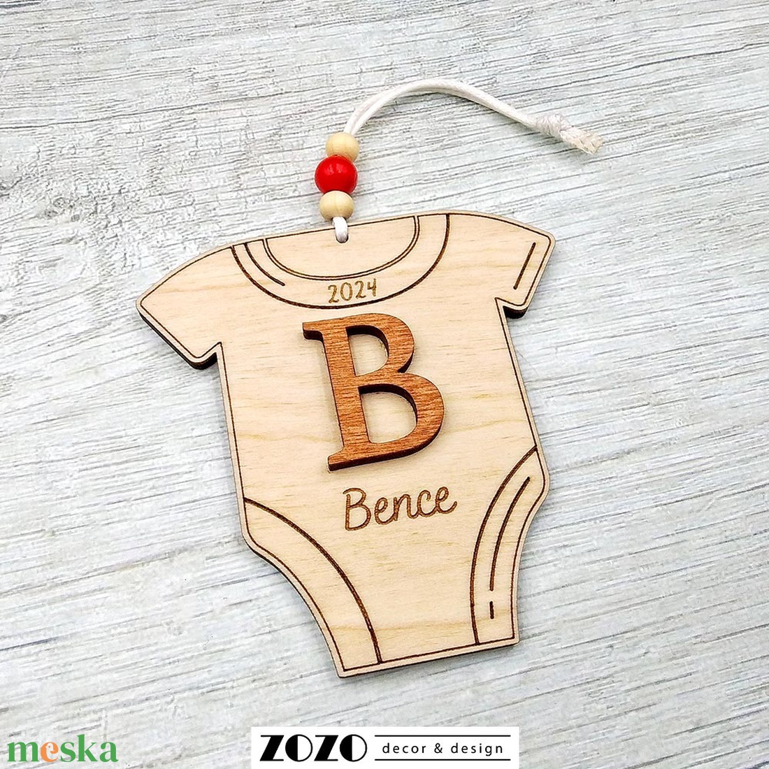 Egyedi névre szóló karácsonyfadísz első karácsonyom karácsonyi dísz újszülött baba névvel személyre szabható szöveggel - karácsony - karácsonyi lakásdekoráció - karácsonyfadíszek - Meska.hu