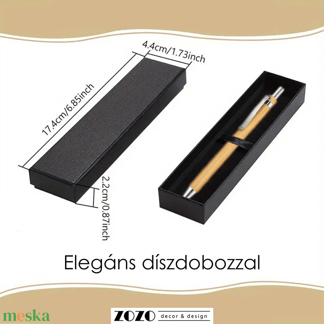 Gravírozott bambusztoll egyedi személyre szabott saját szöveggel esküvői aláíró toll pároknak kellék ballagási ajándék - otthon & életmód - papír, írószer - ceruza & toll - Meska.hu