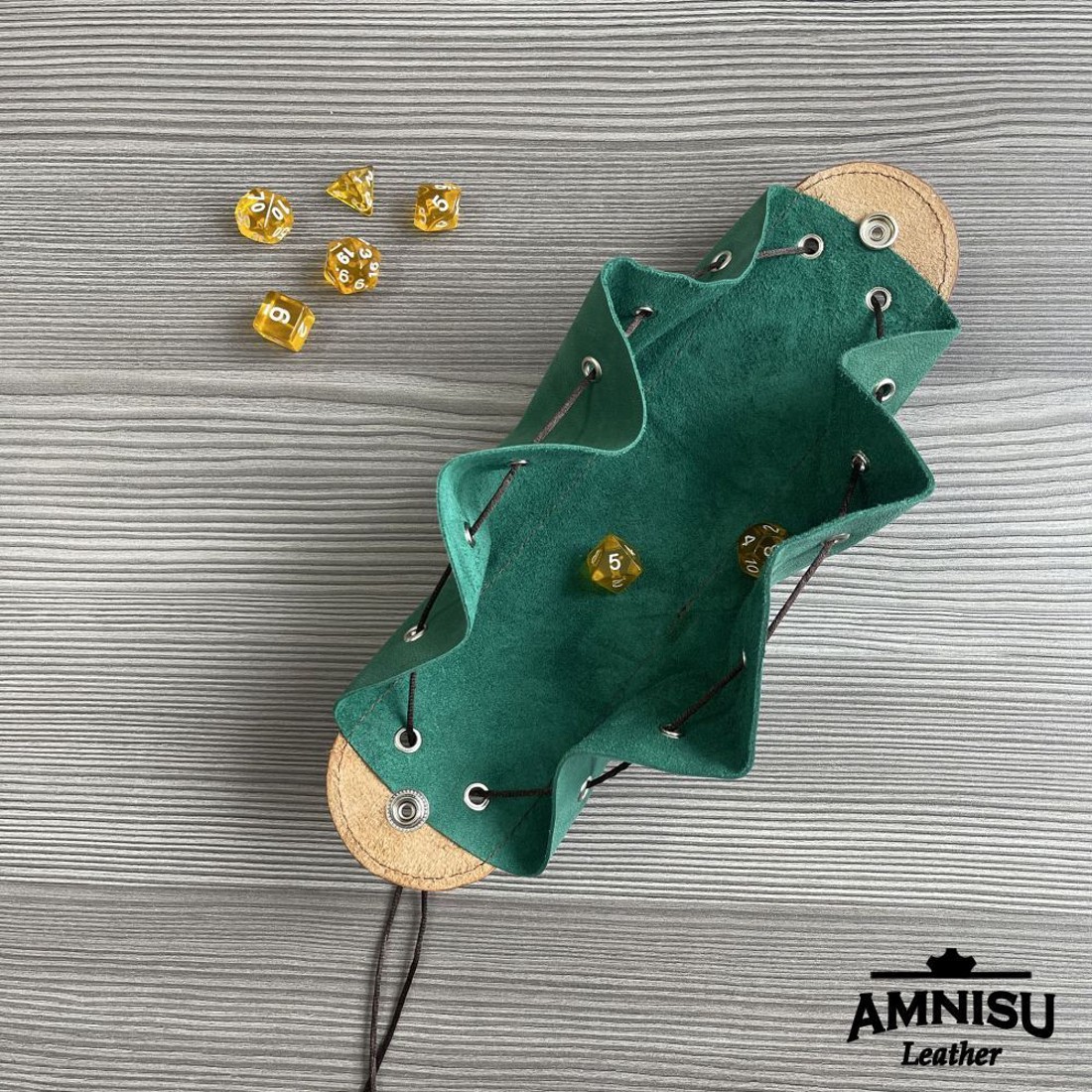 2in1 szütyő és kockatálca - Solem - játék & sport - táblajáték és kártyajáték - társasjátékok - dobókocka - Meska.hu