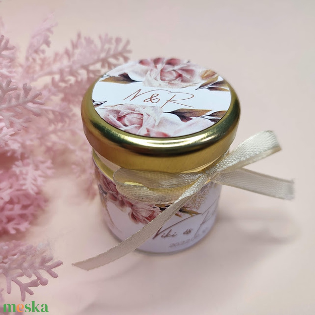 MINIMÉZ, Esküvői köszönőajándék, Rózsa mintás miniméz - esküvő - emlék & ajándék - köszönőajándék - Meska.hu MINIMÉZ, Esküvői köszönőajándék, Rózsa mintás miniméz - esküvő - emlék & ajándék - köszönőajándék - Meska.hu