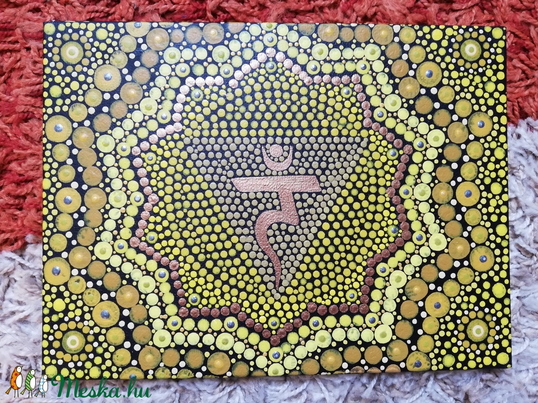 Napfonat csakra pöttyözött mandala - otthon & életmód - dekoráció - Meska.hu Napfonat csakra pöttyözött mandala - otthon & életmód - dekoráció - Meska.hu