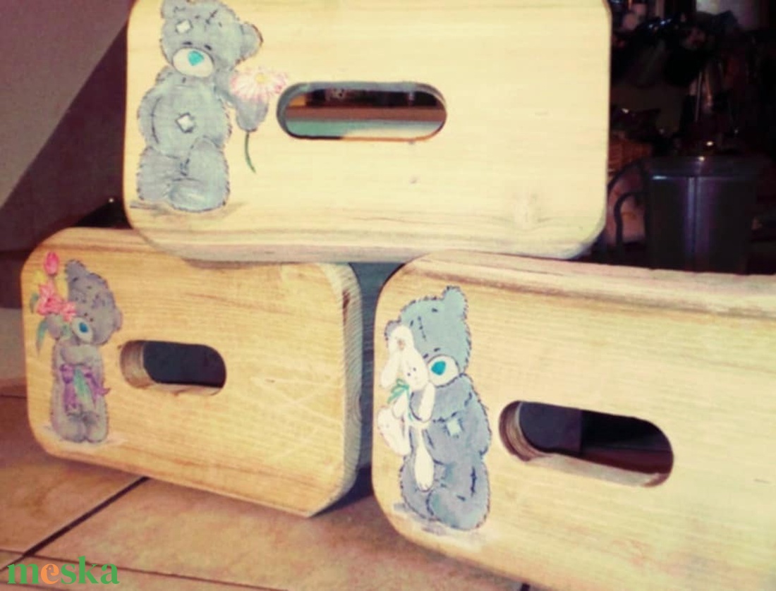 Mese sámli  - otthon & életmód - babaszoba, gyerekszoba - gyerek szék, sámli - Meska.hu