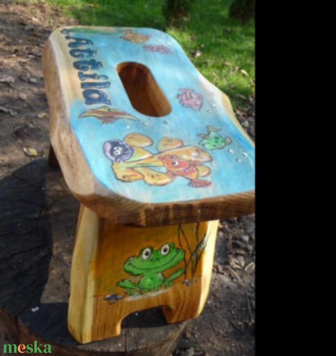 Mese sámli  - otthon & életmód - babaszoba, gyerekszoba - gyerek szék, sámli - Meska.hu