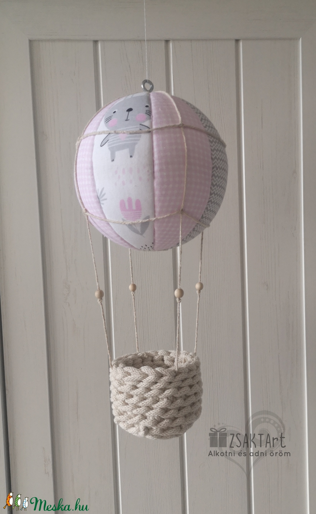 Hőlégballon gyerekszoba dekoráció  - otthon & életmód - dekoráció - Meska.hu
