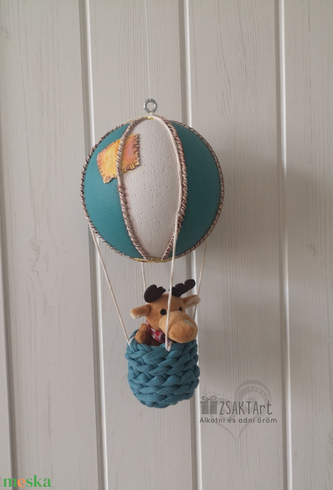 Hőlégballon gyerekszobába - otthon & életmód - babaszoba, gyerekszoba - babaszoba dekoráció - Meska.hu