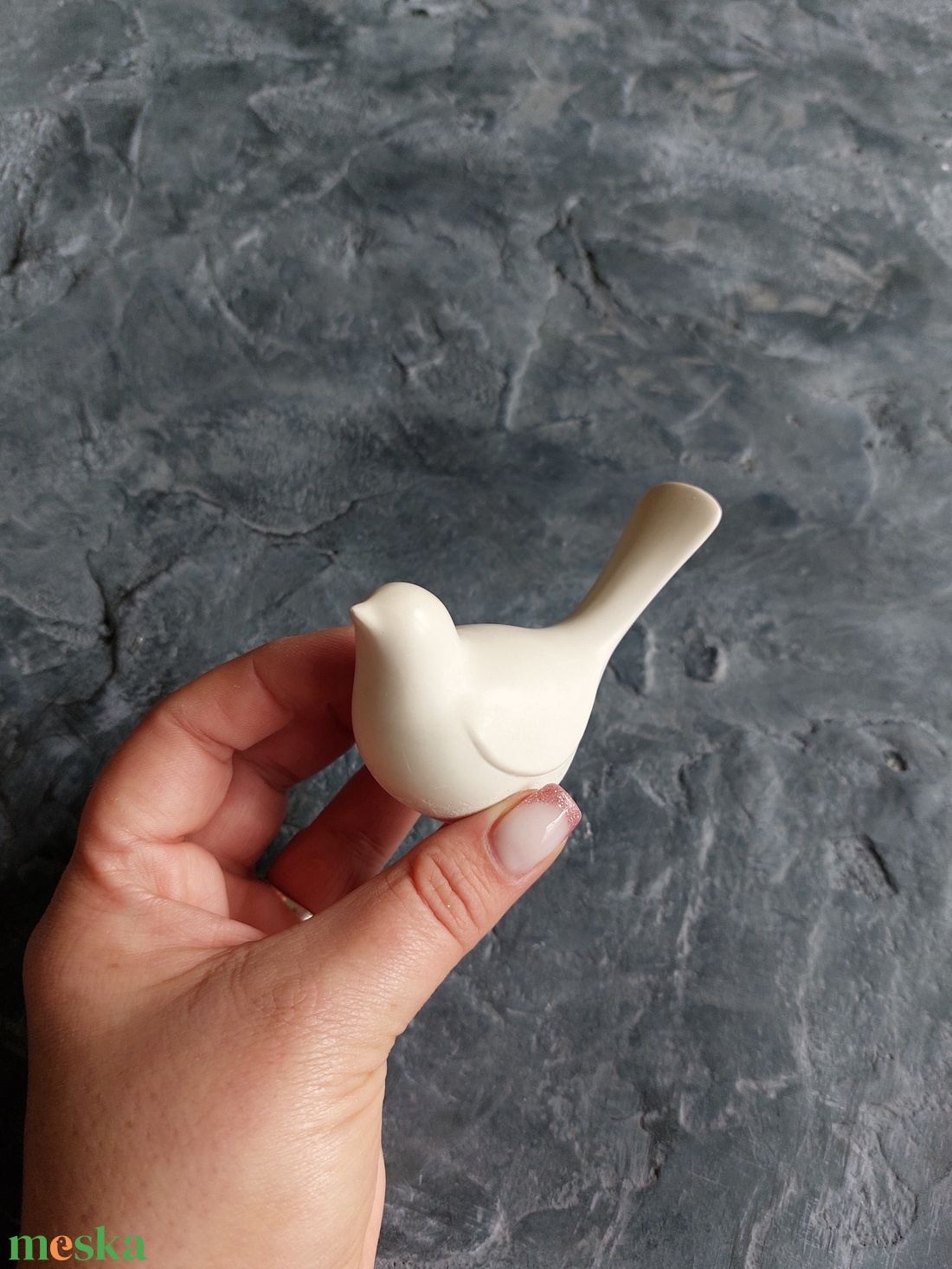 Kerámia madárka - kellékek & szerszámok - dekorációs kellékek - figurák - Meska.hu