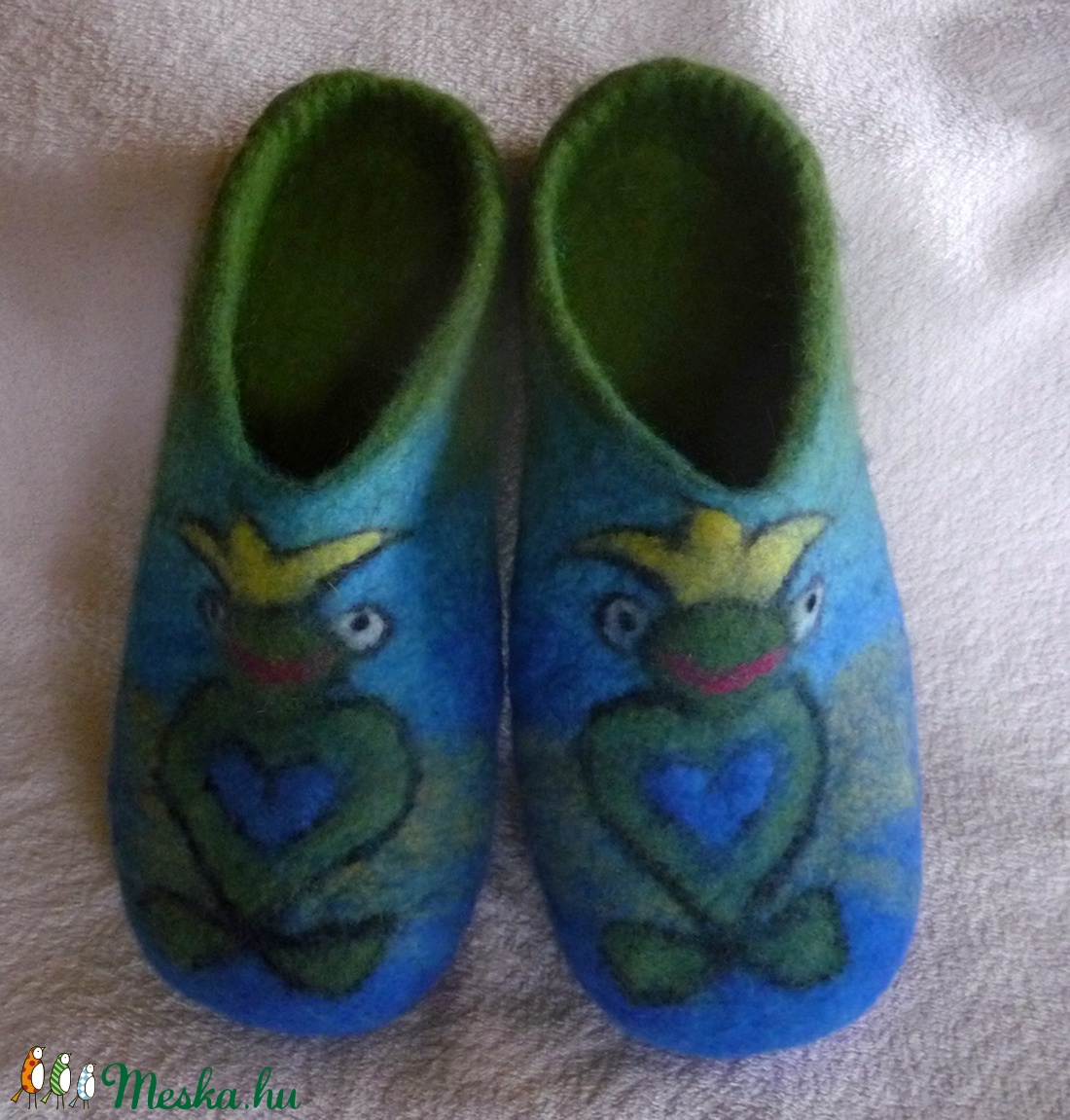 Békakirályfi nemez papucs - ruha & divat - cipő & papucs - papucs - Meska.hu Békakirályfi nemez papucs - ruha & divat - cipő & papucs - papucs - Meska.hu