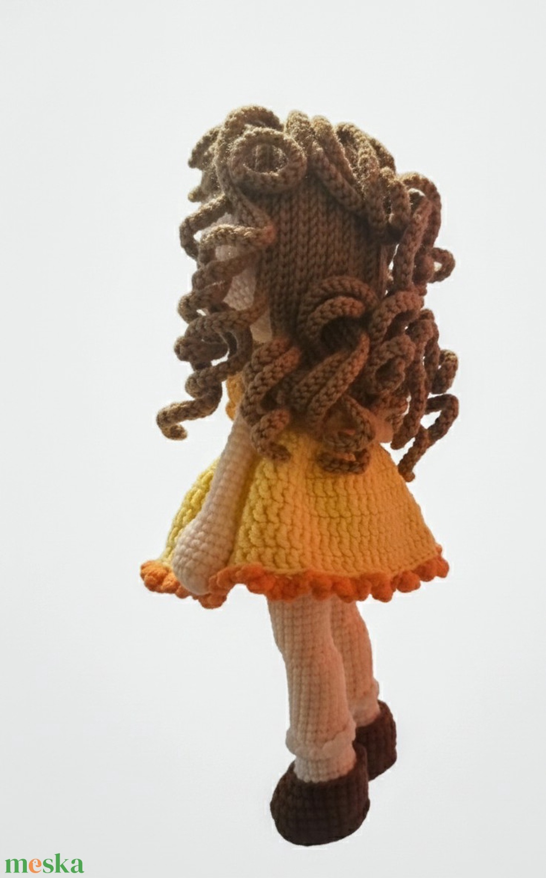 Sárga ruhás baba - játék & sport - baba & babaház - baba - Meska.hu