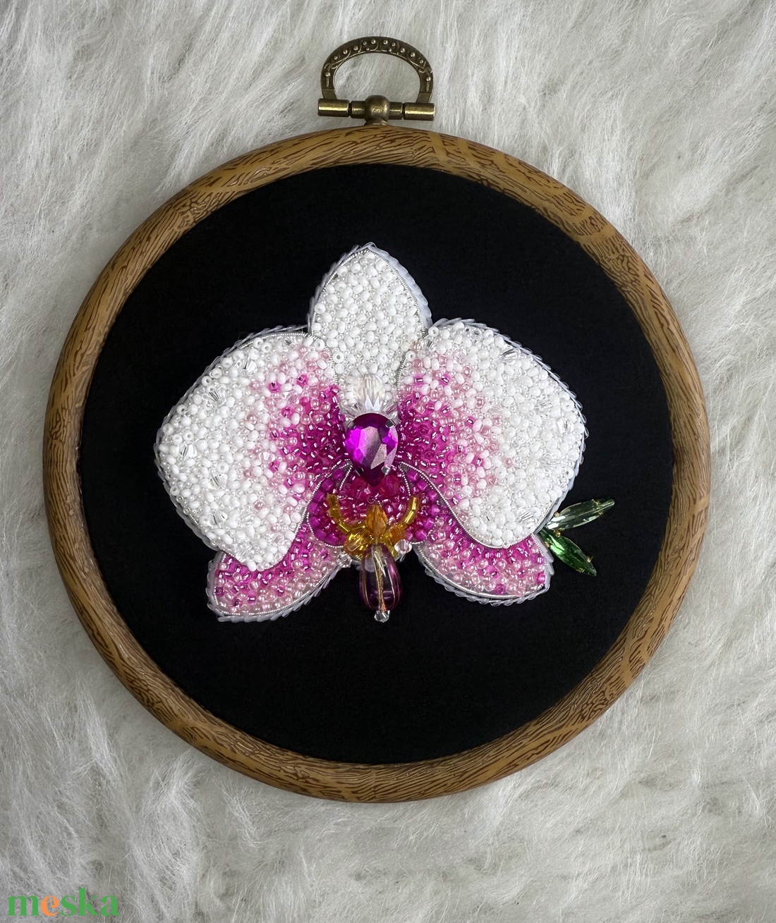 Orchidea gyöngyhímzett kép - otthon & életmód - dekoráció - kép & falikép - 3d képek - Meska.hu Orchidea gyöngyhímzett kép - otthon & életmód - dekoráció - kép & falikép - 3d képek - Meska.hu