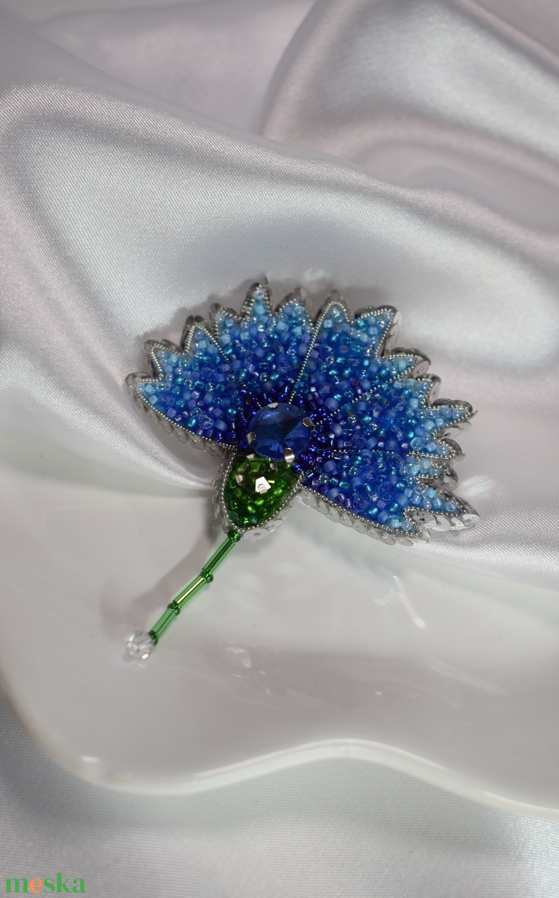 Búzavirág bross - ékszer - kitűző és bross - Meska.hu Búzavirág bross - ékszer - kitűző és bross - Meska.hu