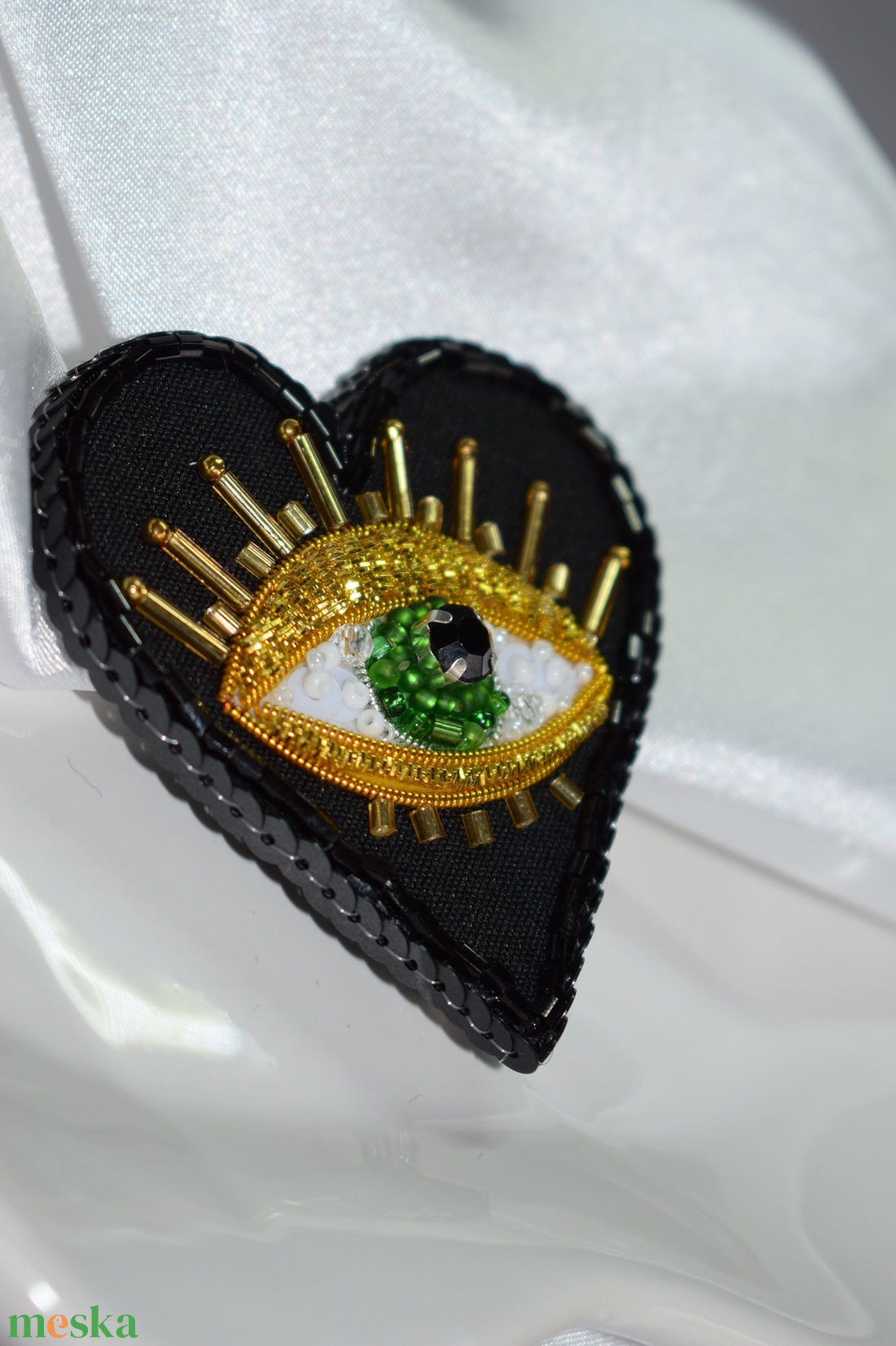 Szív bross - ékszer - kitűző és bross - Meska.hu Szív bross - ékszer - kitűző és bross - Meska.hu