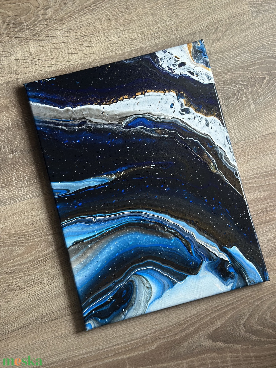 �Galaxis akril festmény - művészet - festmény - akril - Meska.hu