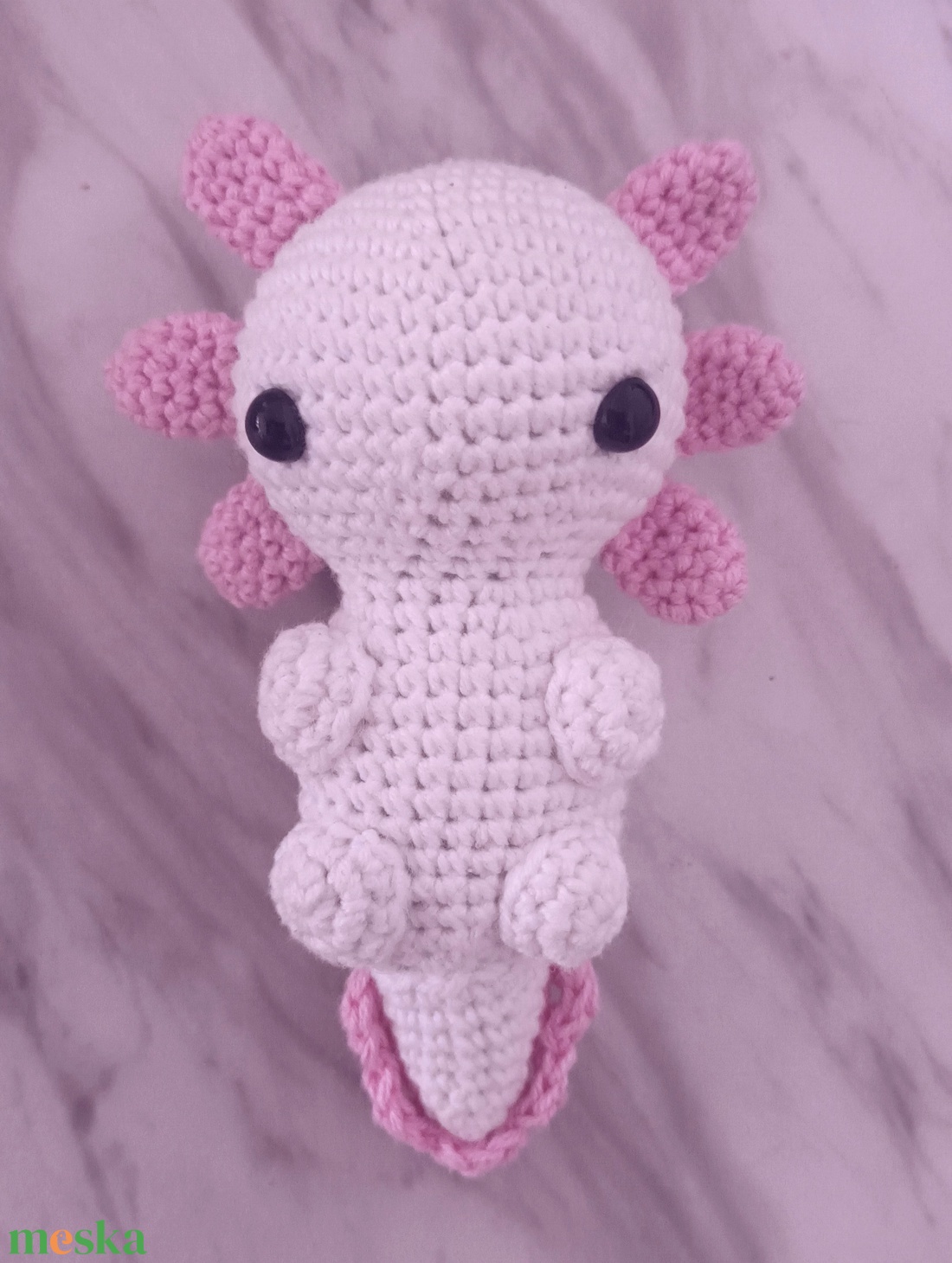 Horgolt Axolotl - játék & sport - plüssállat & játékfigura - más figura - Meska.hu Horgolt Axolotl - játék & sport - plüssállat & játékfigura - más figura - Meska.hu