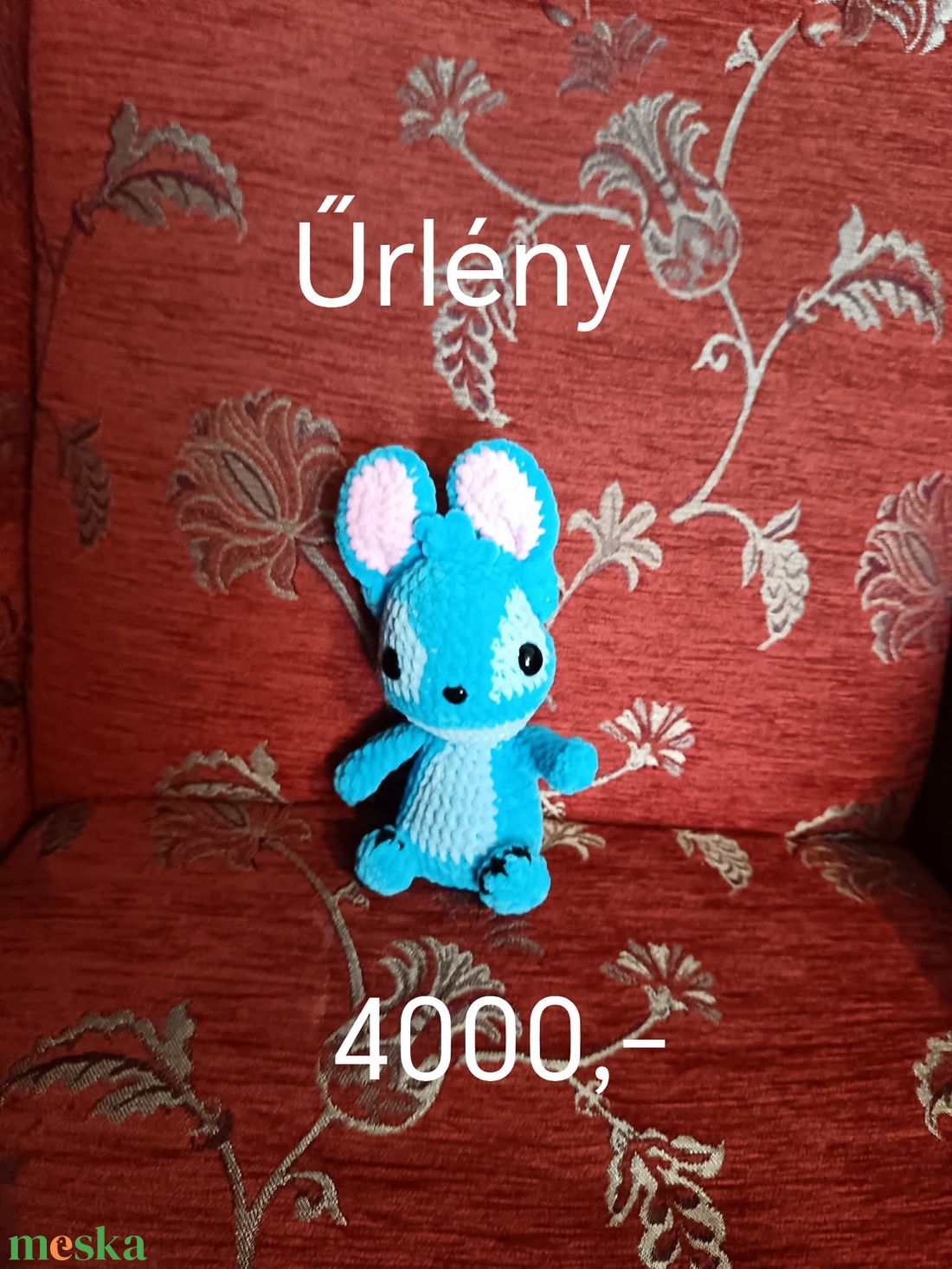 Horgolt űrlény - játék & sport - plüssállat & játékfigura - más figura - Meska.hu