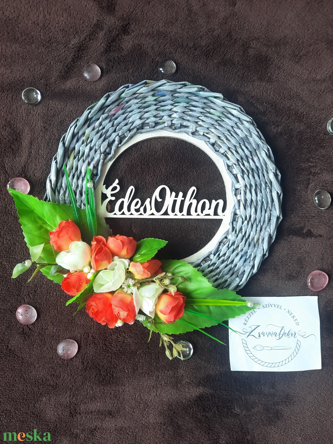 Édes Otthon kopogtató - otthon & életmód - dekoráció - ajtó- és ablak dekoráció - ajtódísz & kopogtató - Meska.hu Édes Otthon kopogtató - otthon & életmód - dekoráció - ajtó- és ablak dekoráció - ajtódísz & kopogtató - Meska.hu