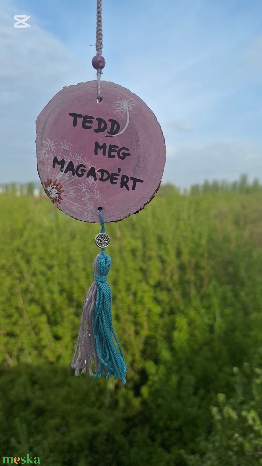 Pozitív Üzenetek dísz - otthon & életmód - dekoráció - fali és függő dekoráció - függődísz - Meska.hu