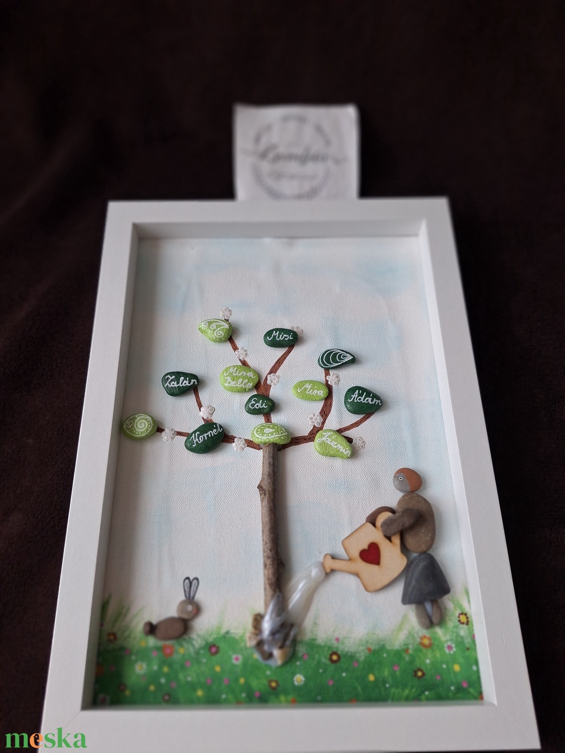 Bölcsis,ovis búcsúajándék a gondozóknak  - otthon & életmód - dekoráció - kép & falikép - kavics kép - Meska.hu