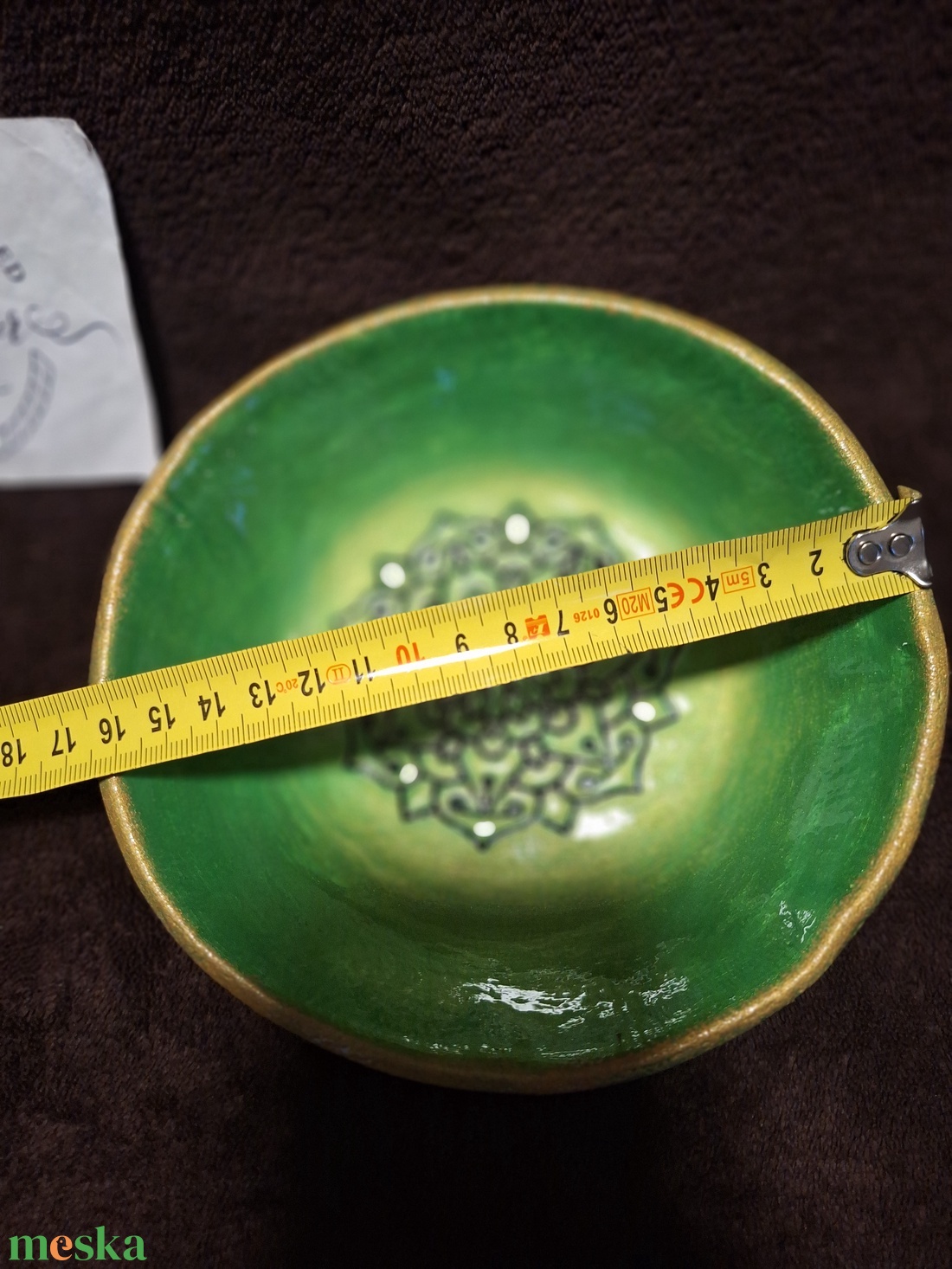 Mandala mintás ékszertartó, tálka, mécsestartó - ékszer - ékszertartó - ékszertartó tál - Meska.hu