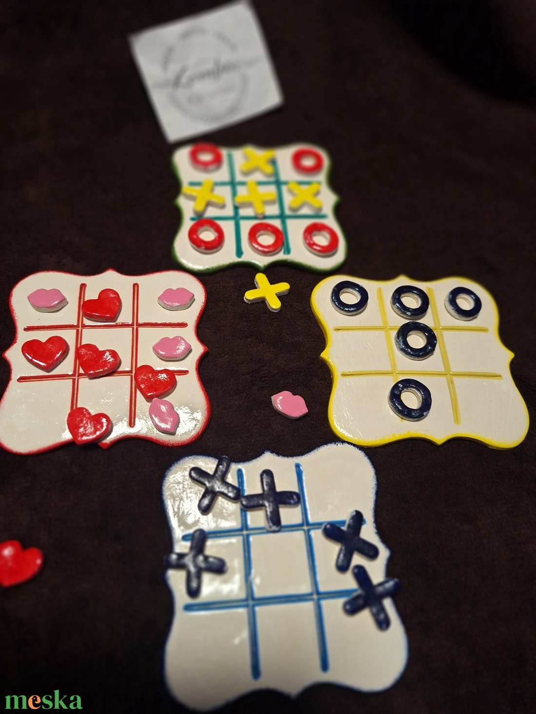 Amőba játék - játék & sport - készségfejlesztő és logikai játék - logikai játékok - Meska.hu