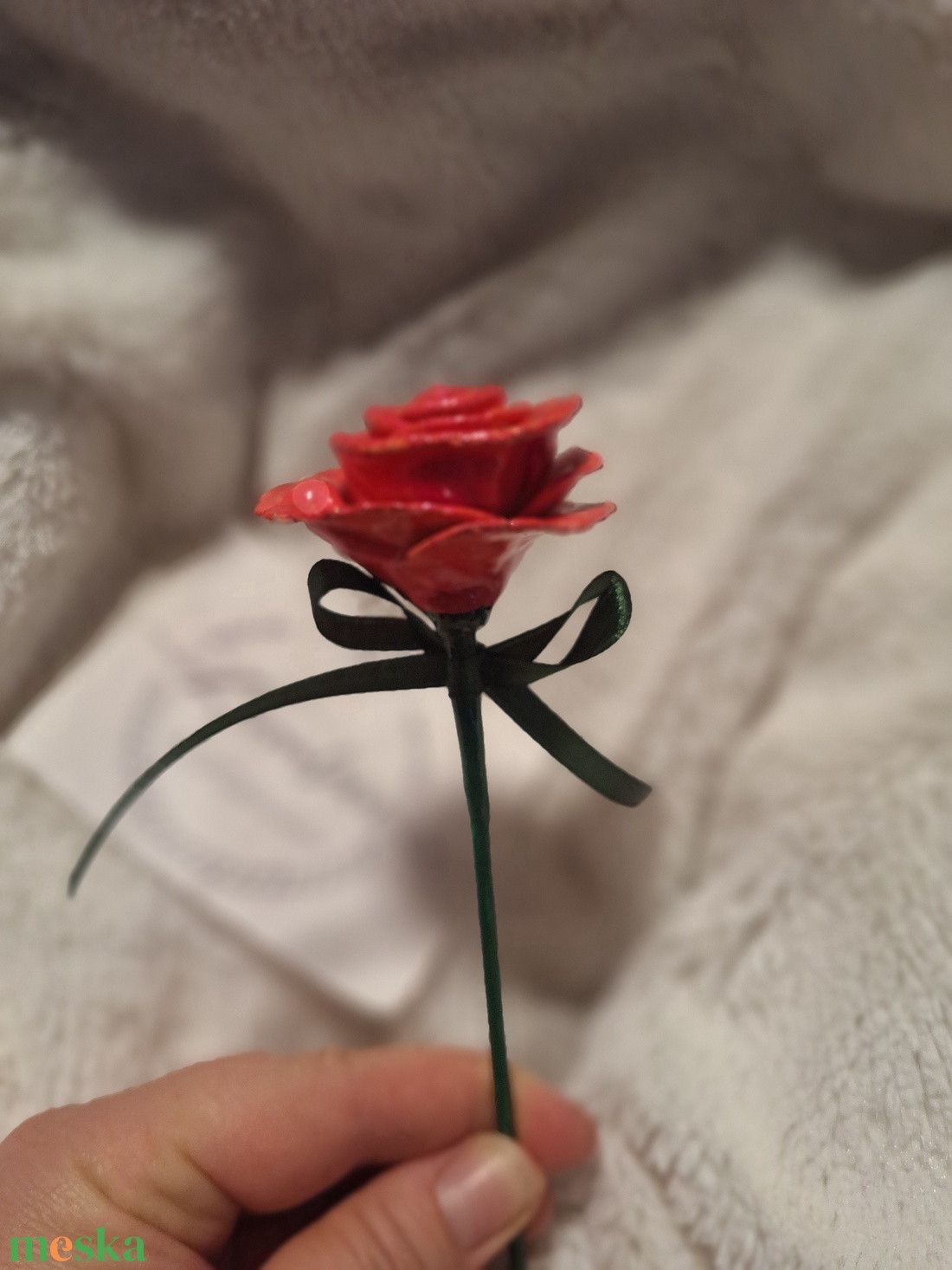 Kerámia virág - otthon & életmód - virágdekoráció - virágok - szálas virág - Meska.hu