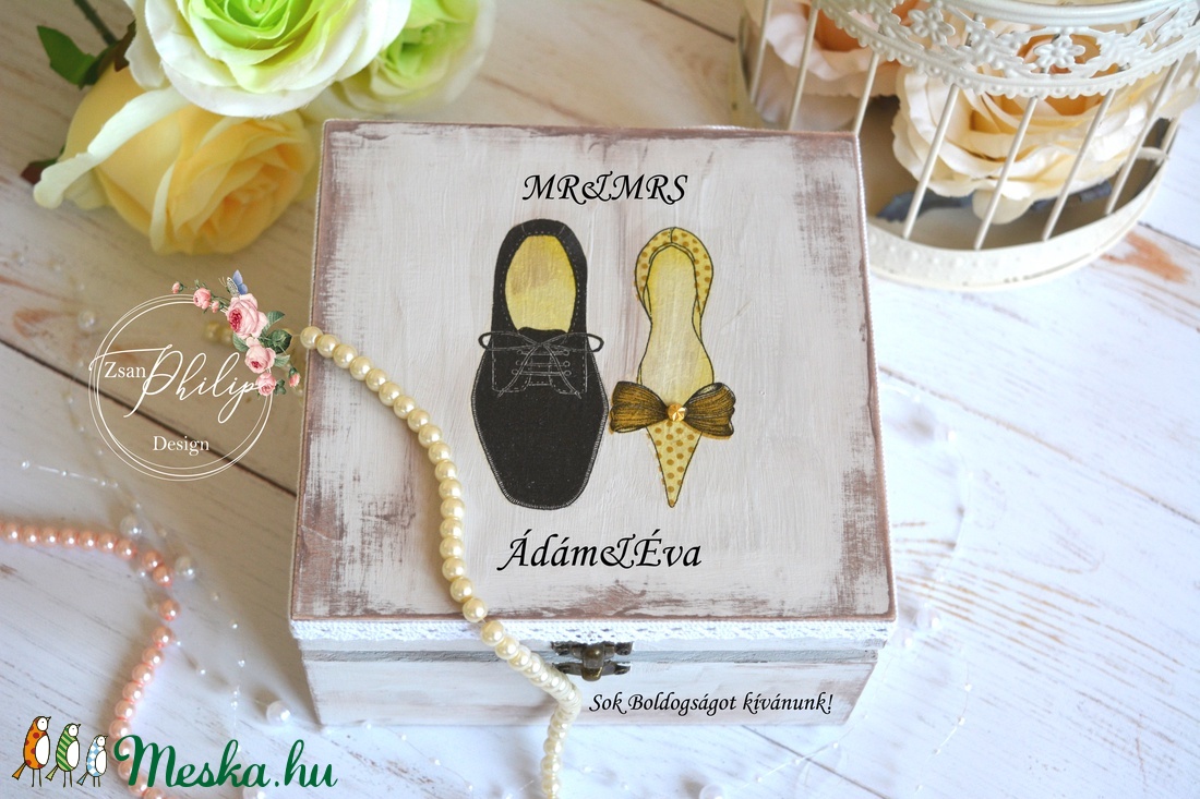 Mr és Mrs egyedi ajándék -  - Meska.hu