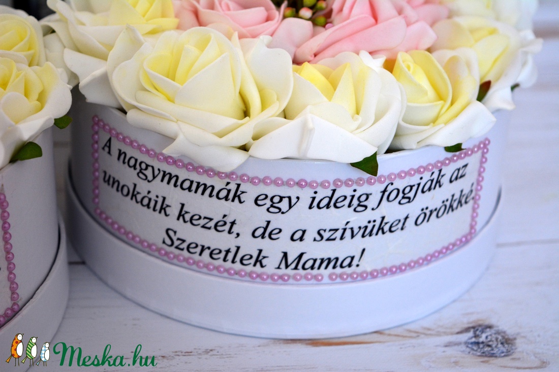 Mama Szülőköszöntő Szöveges box - esküvő - emlék & ajándék - szülőköszöntő ajándék - Meska.hu