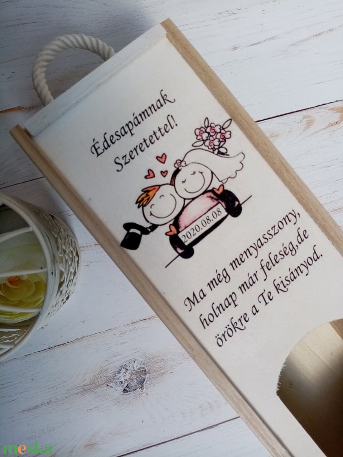 Bortartó Édesapa szülőköszöntő - otthon & életmód - konyhafelszerelés, tálalás - tálalás - bortartó - Meska.hu Bortartó Édesapa szülőköszöntő - otthon & életmód - konyhafelszerelés, tálalás - tálalás - bortartó - Meska.hu