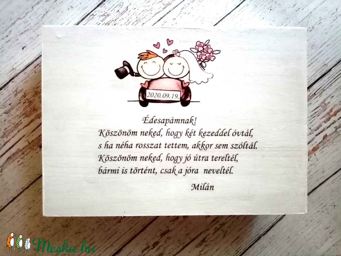 Apa szülőköszöntő szöveges - esküvő - emlék & ajándék - szülőköszöntő ajándék - Meska.hu