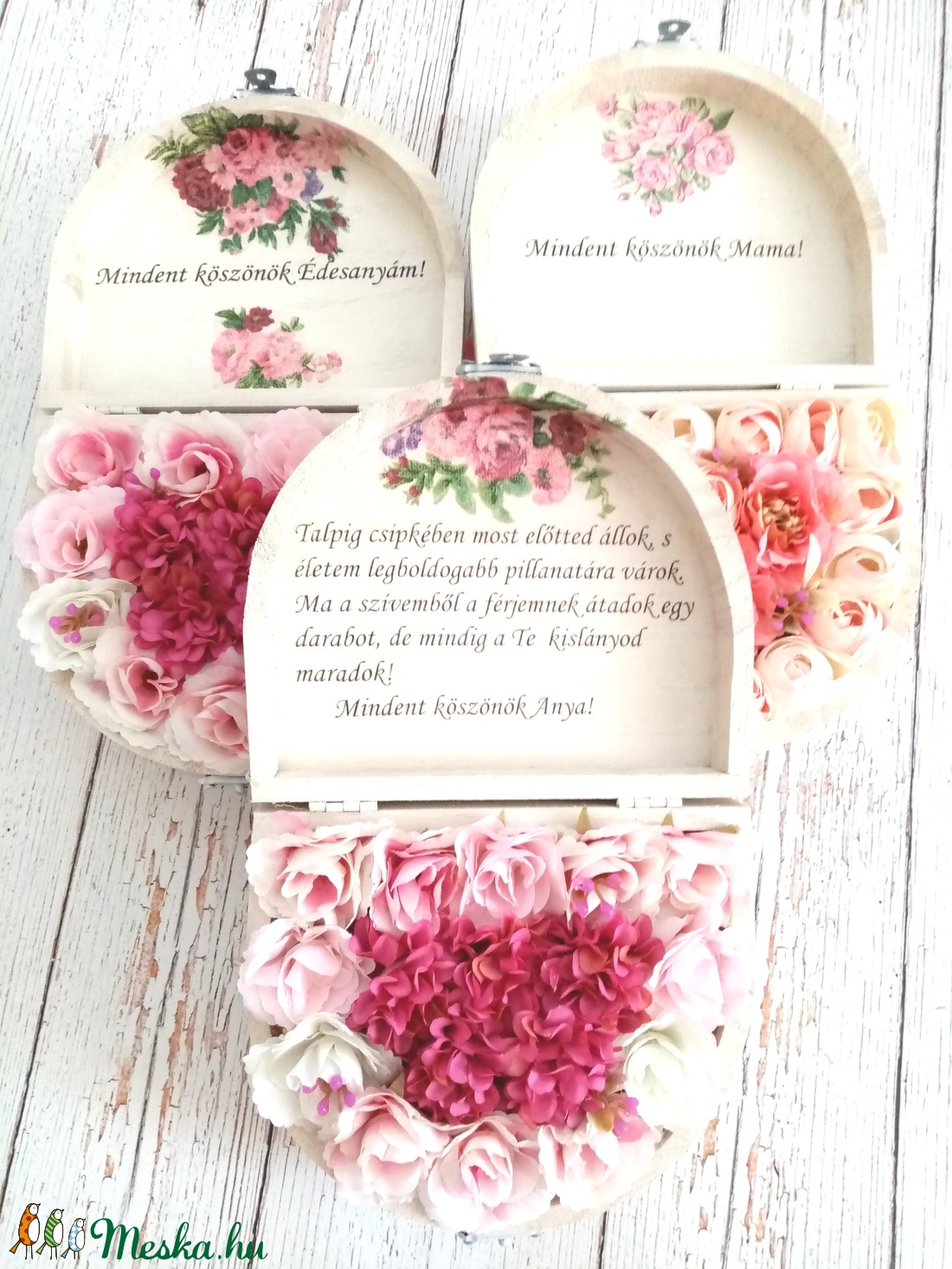 Szülőköszöntő Anya ladika - esküvő - emlék & ajándék - szülőköszöntő ajándék - Meska.hu