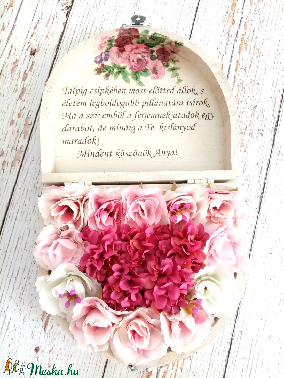 Szülőköszöntő Anya ladika - esküvő - emlék & ajándék - szülőköszöntő ajándék - Meska.hu
