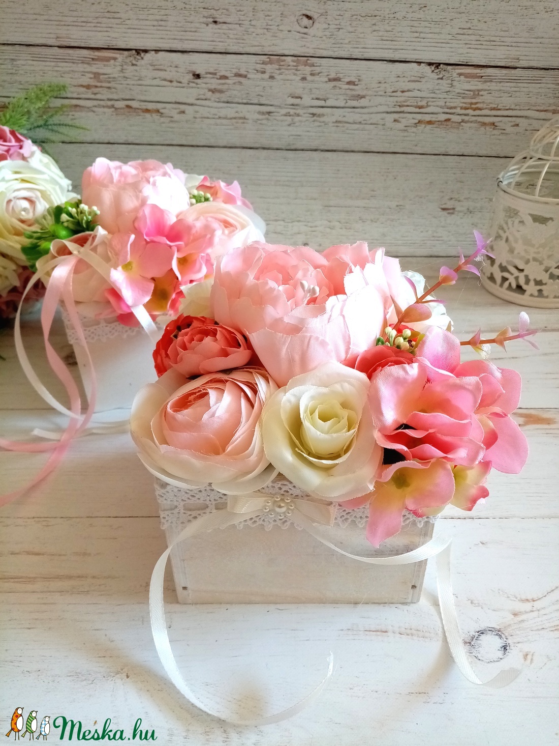 Vintage virágbox - otthon & életmód - dekoráció - Meska.hu