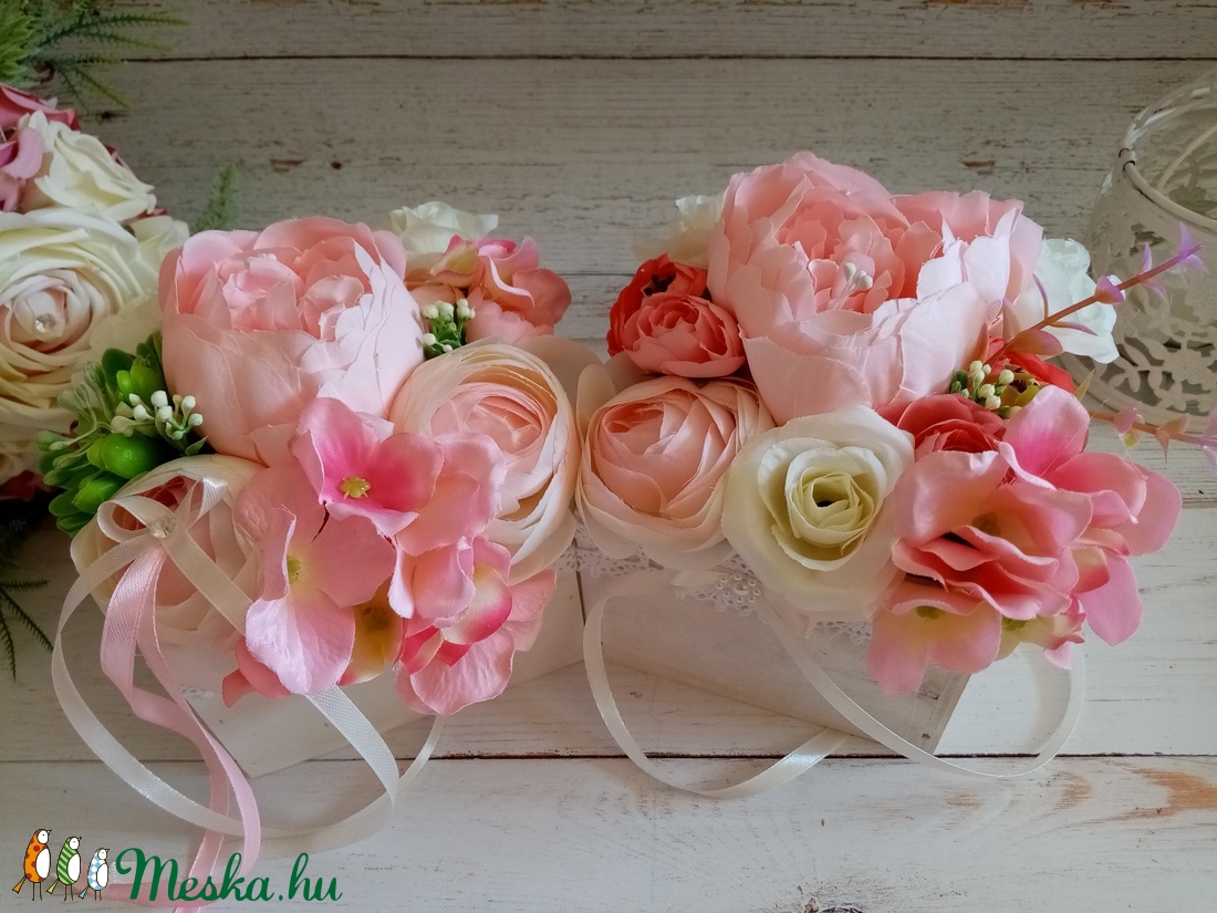 Vintage virágbox - otthon & életmód - dekoráció - Meska.hu