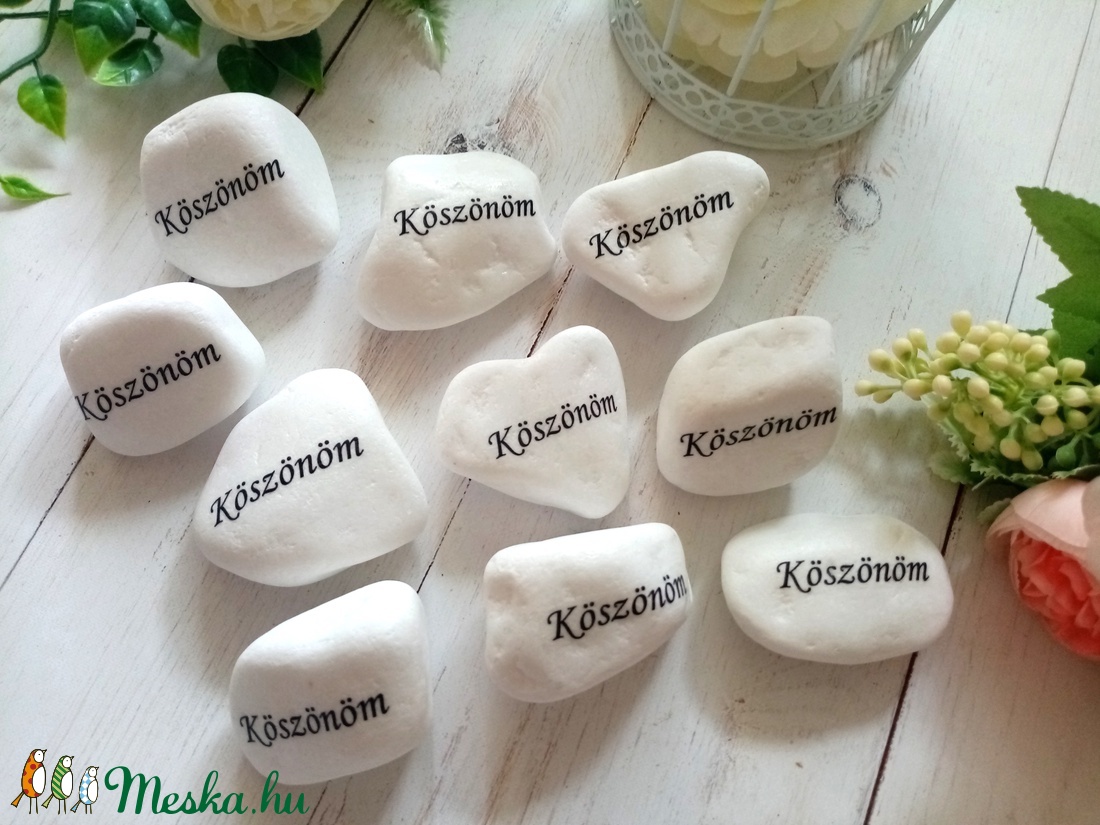 Köszönöm hálakő - otthon & életmód - dekoráció - Meska.hu Köszönöm hálakő - otthon & életmód - dekoráció - Meska.hu