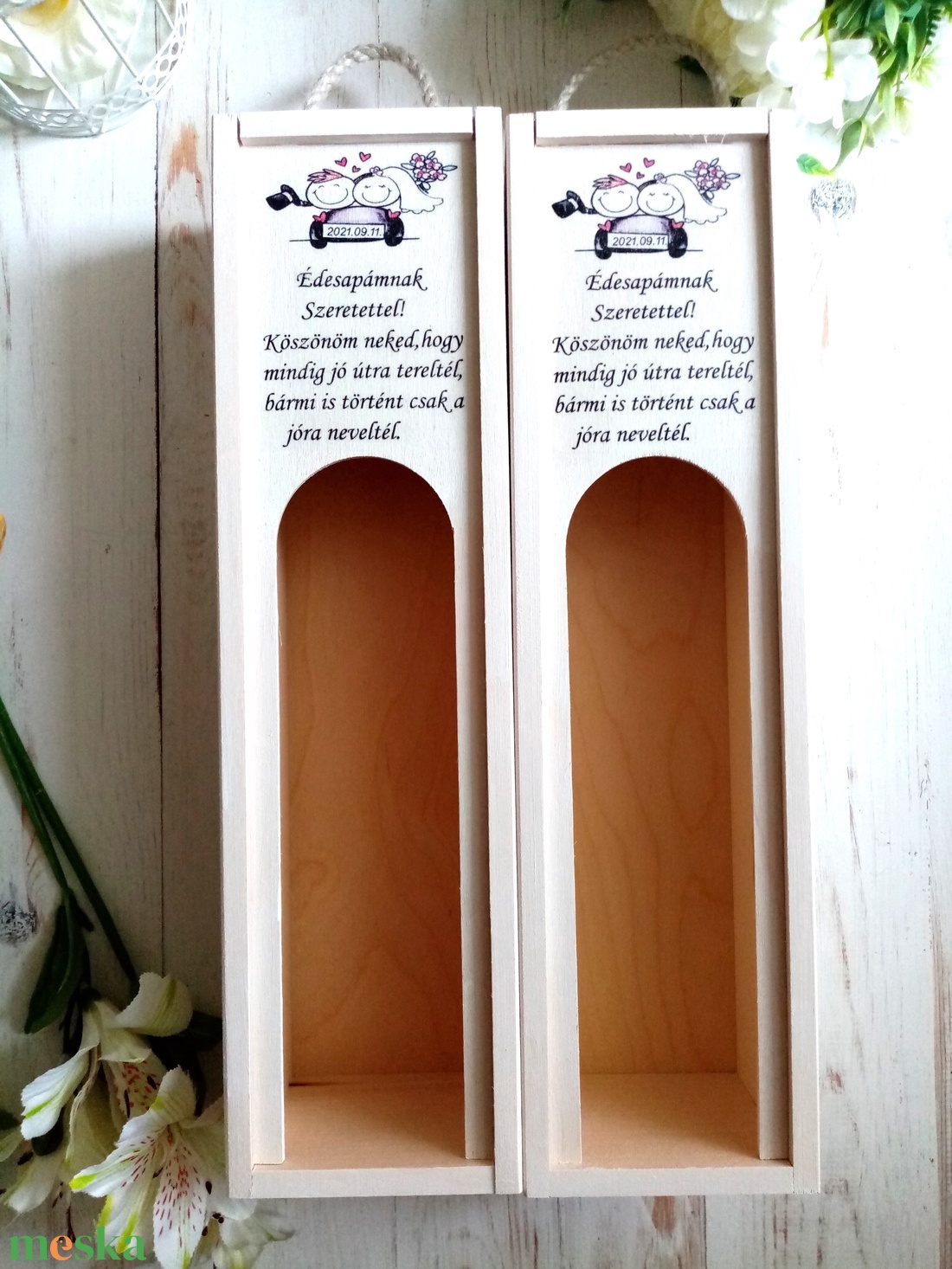 Bortartó nyitott - esküvő - emlék & ajándék - szülőköszöntő ajándék - Meska.hu Bortartó nyitott - esküvő - emlék & ajándék - szülőköszöntő ajándék - Meska.hu