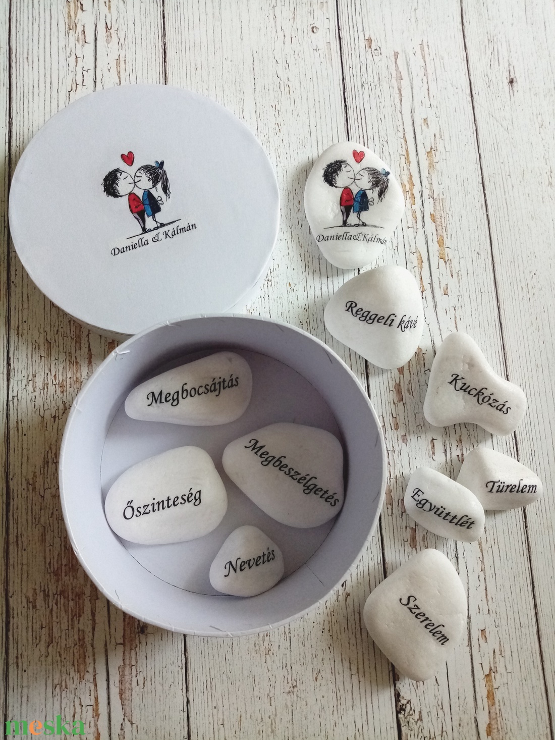 Jó házasság alapkövei - otthon & életmód - dekoráció - asztal és polc dekoráció - kavics & kő - Meska.hu Jó házasság alapkövei - otthon & életmód - dekoráció - asztal és polc dekoráció - kavics & kő - Meska.hu