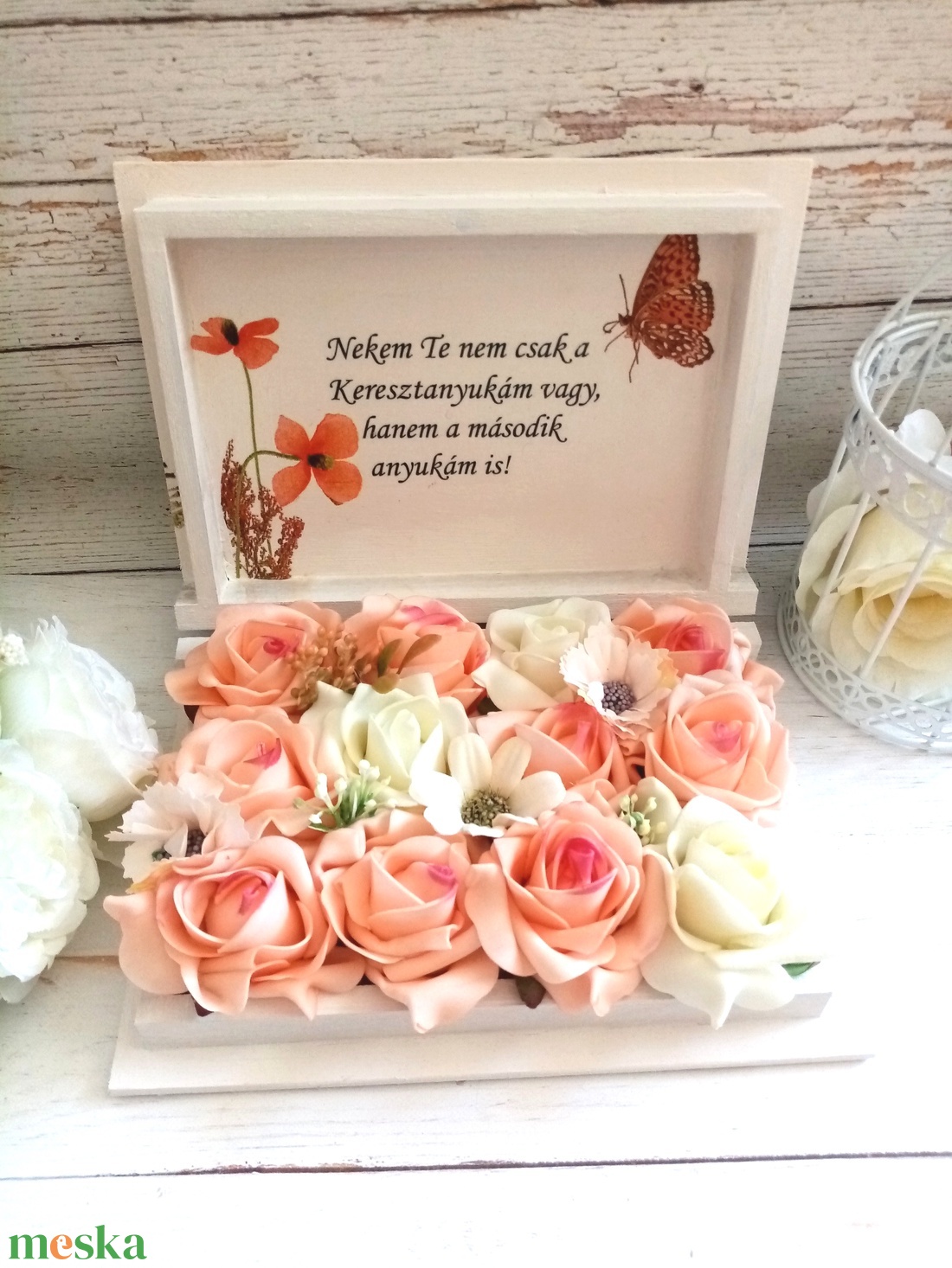 Keresztszülőknek köszönőajándék - esküvő - emlék & ajándék - szülőköszöntő ajándék - Meska.hu