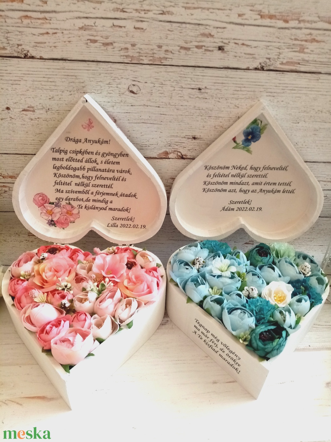 Sziv szülőköszöntők - esküvő - emlék & ajándék - szülőköszöntő ajándék - Meska.hu