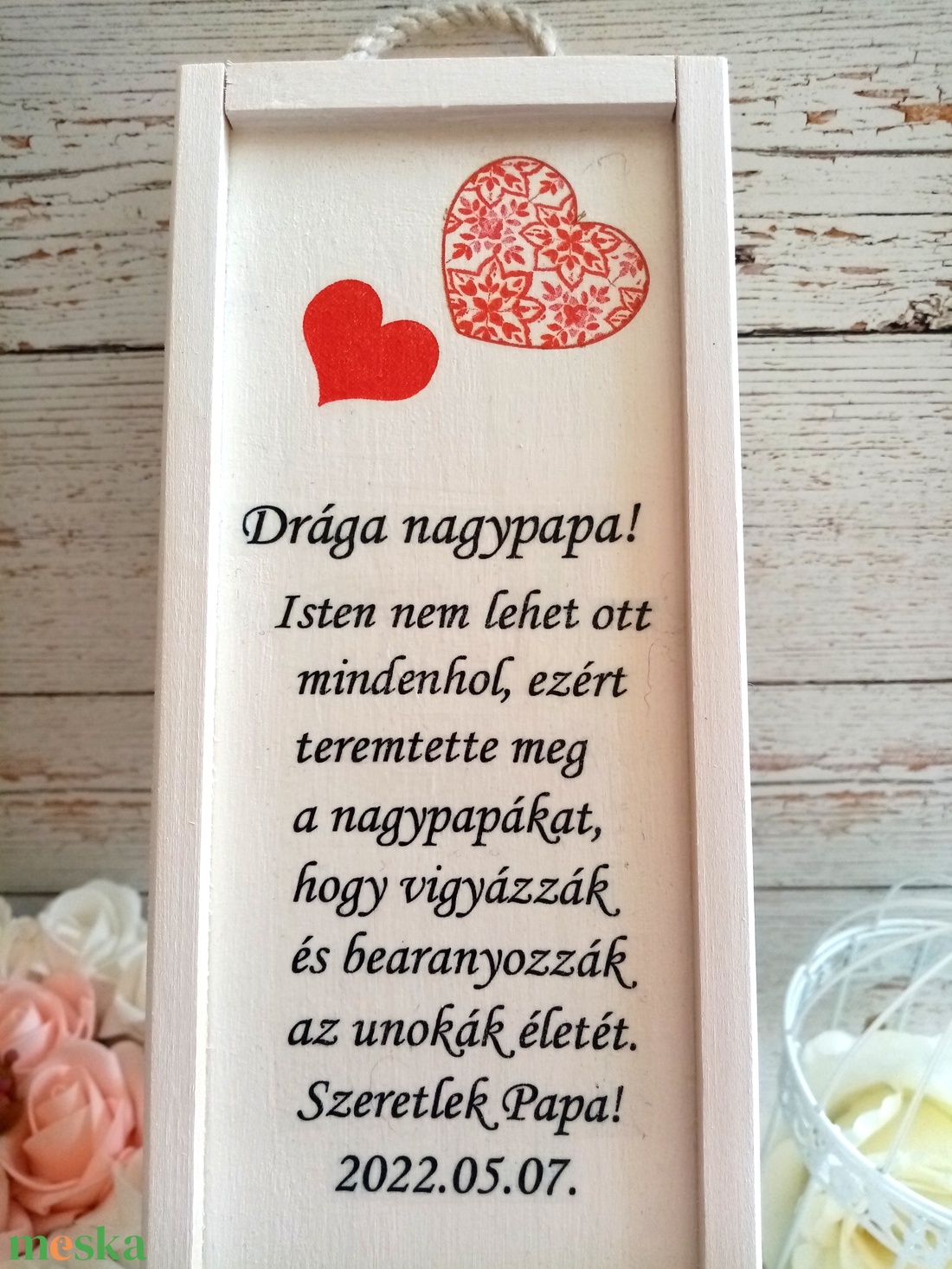 Nagypapás köszöntő bortartó - esküvő - emlék & ajándék - szülőköszöntő ajándék - Meska.hu Nagypapás köszöntő bortartó - esküvő - emlék & ajándék - szülőköszöntő ajándék - Meska.hu