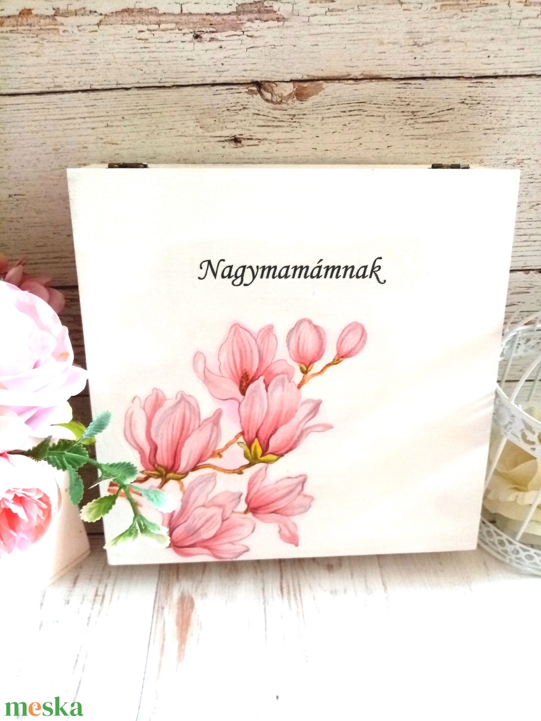 Nagymama virágbox - esküvő - emlék & ajándék - szülőköszöntő ajándék - Meska.hu Nagymama virágbox - esküvő - emlék & ajándék - szülőköszöntő ajándék - Meska.hu