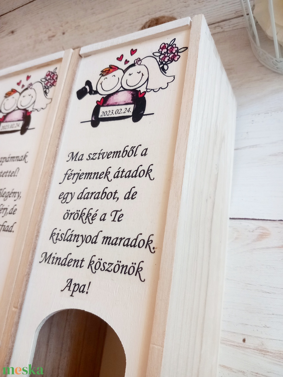 Zsinórfüles Bortartó Édesapa szülőköszöntő - esküvő - emlék & ajándék - szülőköszöntő ajándék - Meska.hu Zsinórfüles Bortartó Édesapa szülőköszöntő - esküvő - emlék & ajándék - szülőköszöntő ajándék - Meska.hu