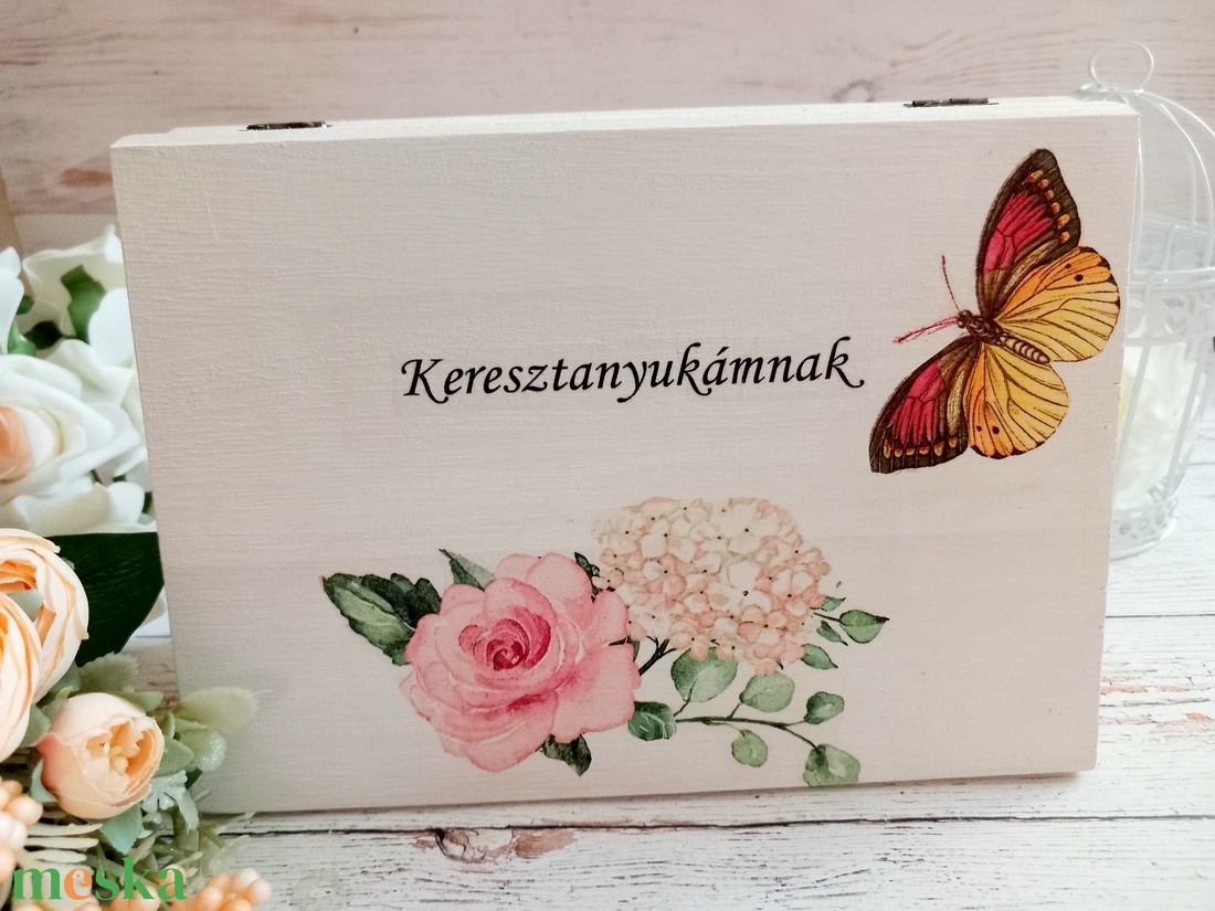 Keresztszülőknek köszönőajándék - esküvő - emlék & ajándék - szülőköszöntő ajándék - Meska.hu