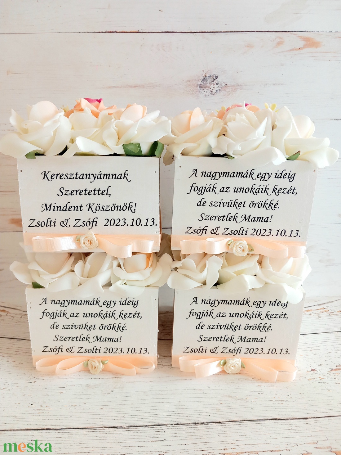 Nagymamáknak selyemvirágos virágbox - esküvő - emlék & ajándék - szülőköszöntő ajándék - Meska.hu Nagymamáknak selyemvirágos virágbox - esküvő - emlék & ajándék - szülőköszöntő ajándék - Meska.hu