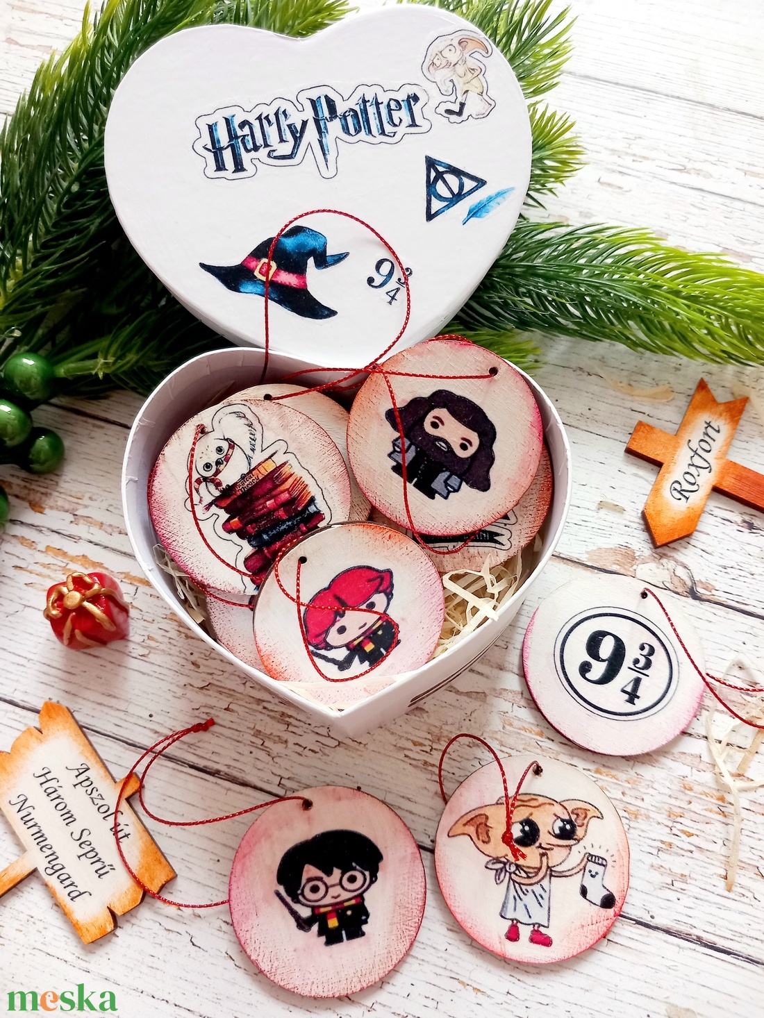 Harry Potter fa korong - karácsony - karácsonyi lakásdekoráció - karácsonyfadíszek - Meska.hu Harry Potter fa korong - karácsony - karácsonyi lakásdekoráció - karácsonyfadíszek - Meska.hu