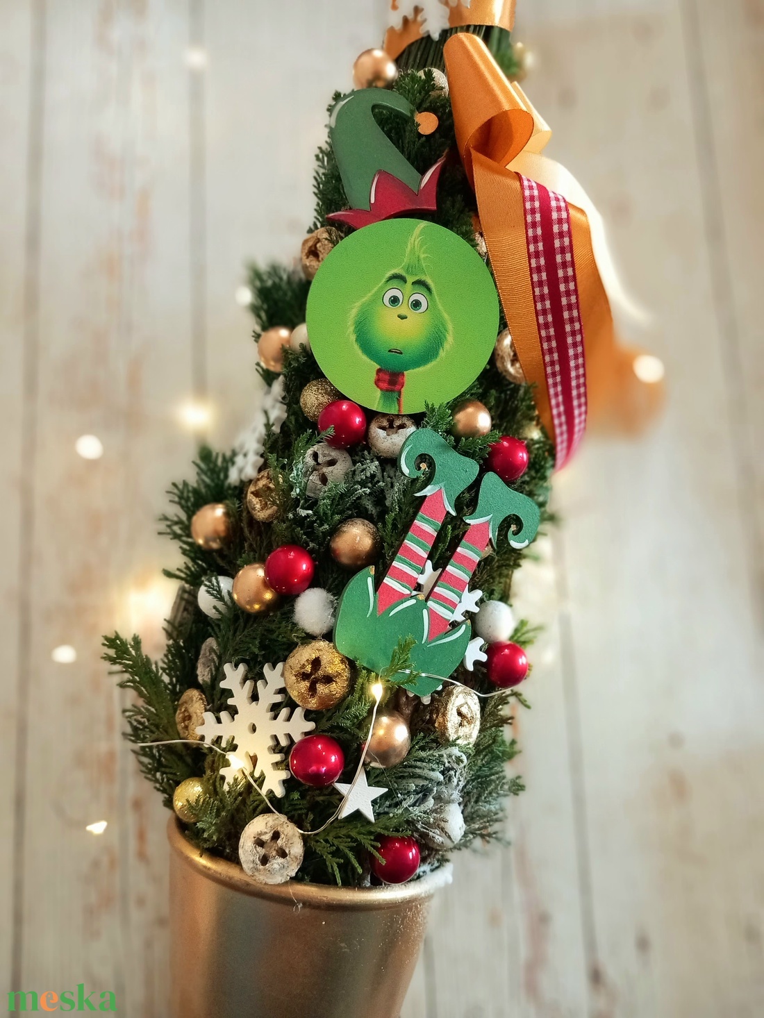 Grincs grincses fa - karácsony - karácsonyi lakásdekoráció - karácsonyfa, grincsfa - Meska.hu