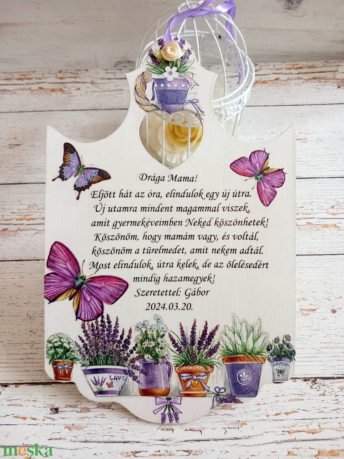 Nagymama levendulás köszöntő - esküvő - emlék & ajándék - szülőköszöntő ajándék - Meska.hu Nagymama levendulás köszöntő - esküvő - emlék & ajándék - szülőköszöntő ajándék - Meska.hu