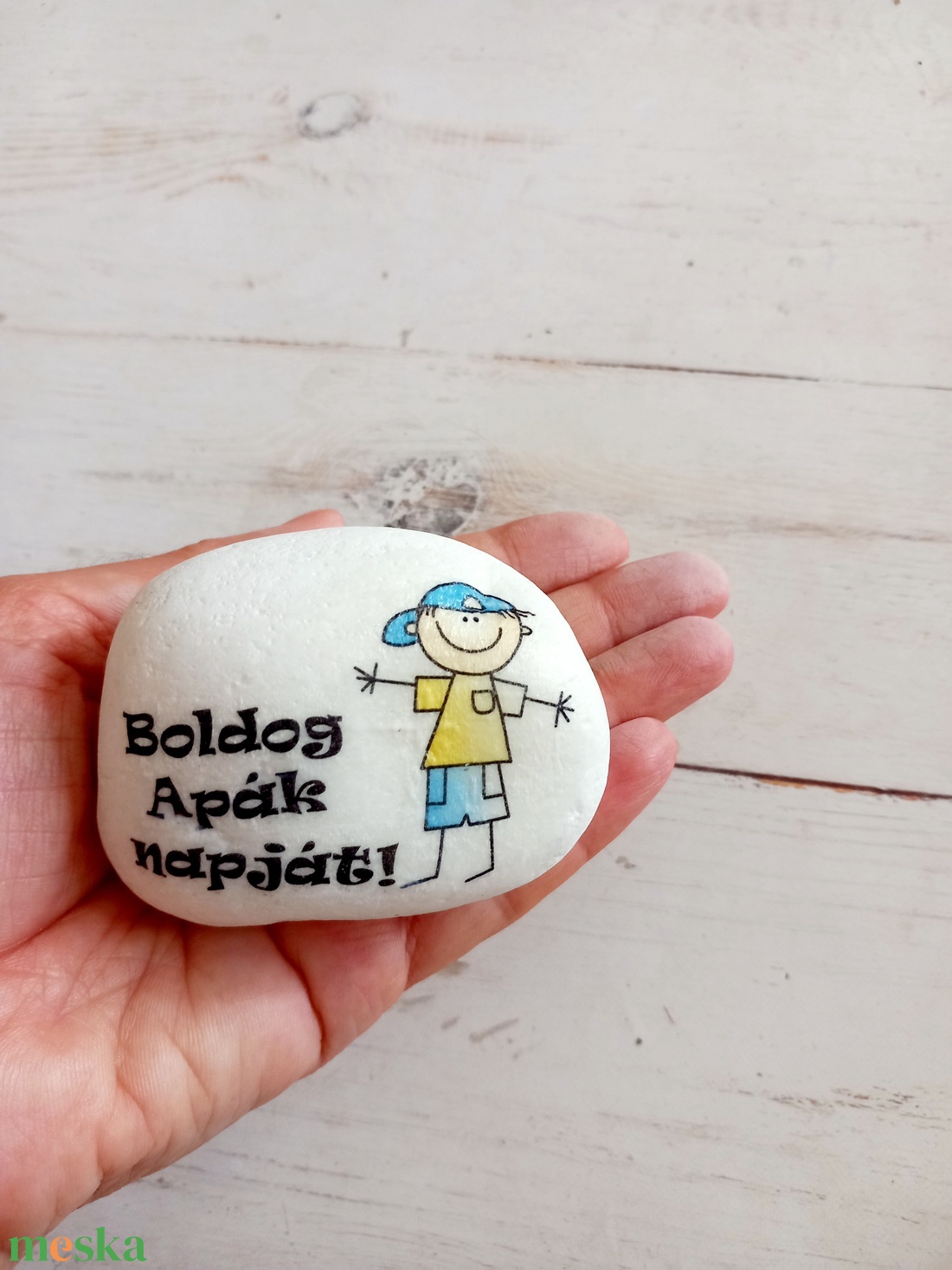 Boldog Apák napját díszkő 1db - otthon & életmód - dekoráció - asztal és polc dekoráció - kavics & kő - Meska.hu Boldog Apák napját díszkő 1db - otthon & életmód - dekoráció - asztal és polc dekoráció - kavics & kő - Meska.hu