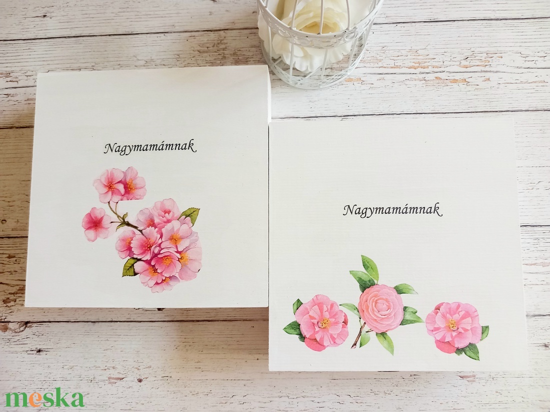 Nagymama örök selyemvirág virágbox - esküvő - emlék & ajándék - szülőköszöntő ajándék - Meska.hu Nagymama örök selyemvirág virágbox - esküvő - emlék & ajándék - szülőköszöntő ajándék - Meska.hu