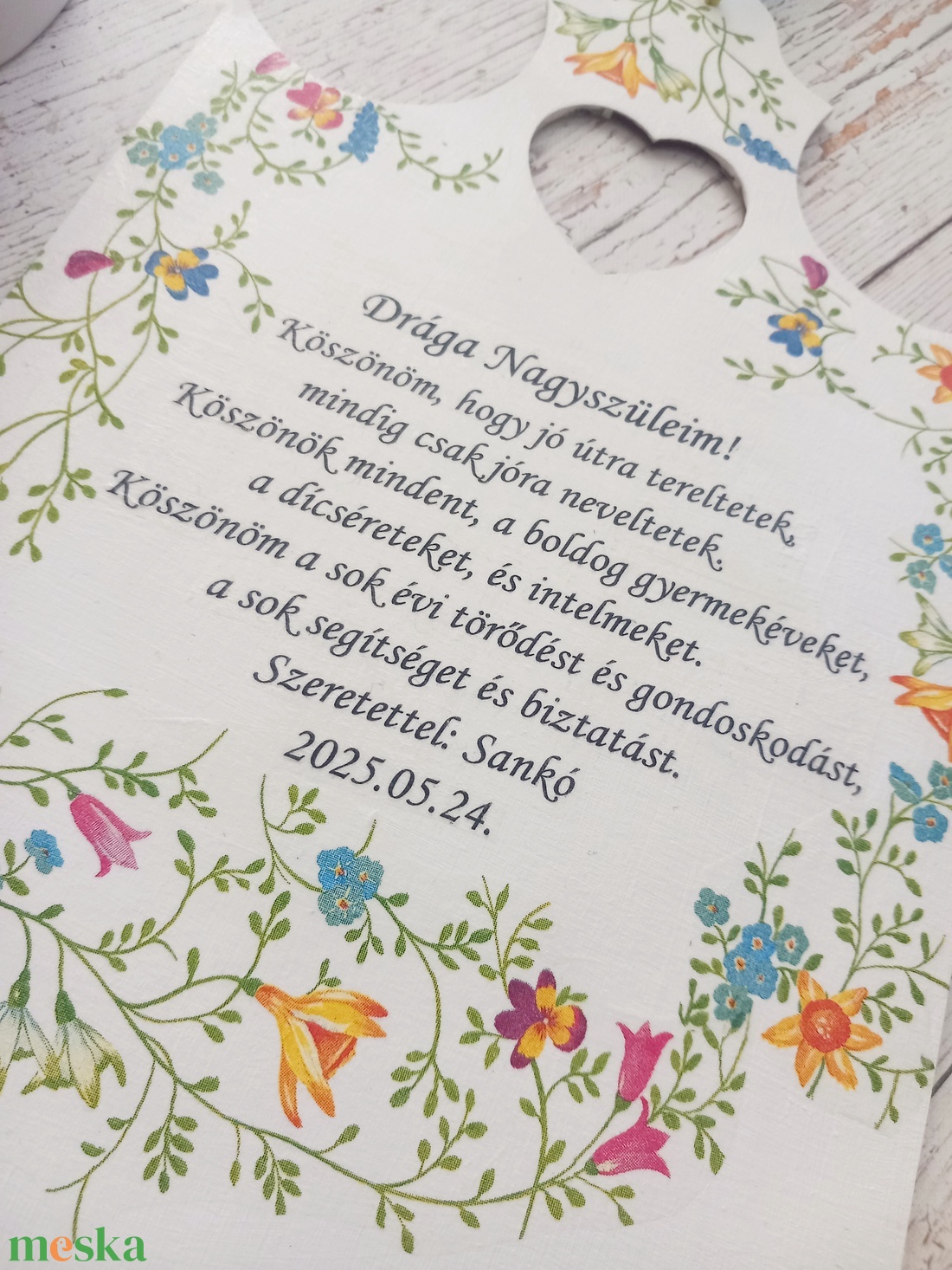 Nagymama köszöntő  - esküvő - emlék & ajándék - szülőköszöntő ajándék - Meska.hu