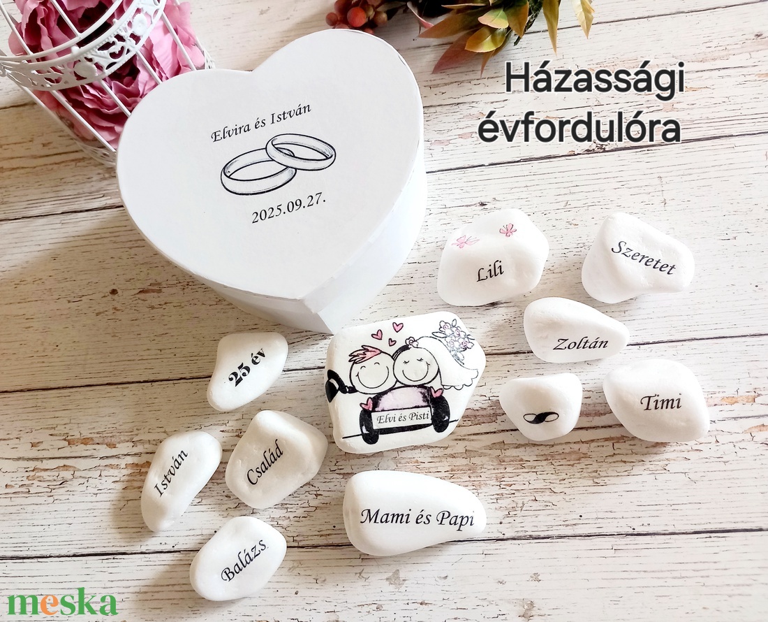A jó házasság alapkövei házassági évfordulóra - otthon & életmód - dekoráció - asztal és polc dekoráció - kavics & kő - Meska.hu A jó házasság alapkövei házassági évfordulóra - otthon & életmód - dekoráció - asztal és polc dekoráció - kavics & kő - Meska.hu